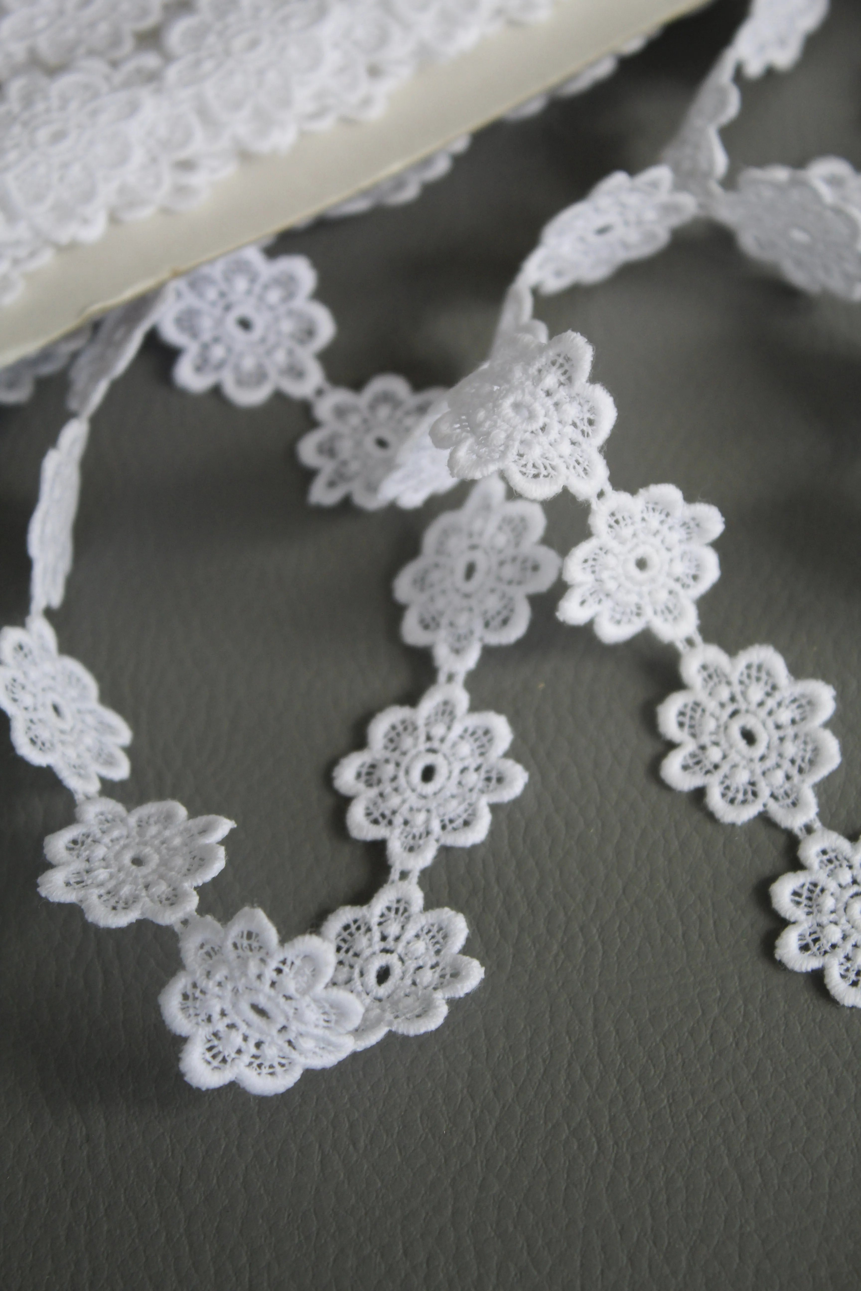 #20 Archival Austrian Guipure Lace - 2.5cm | White