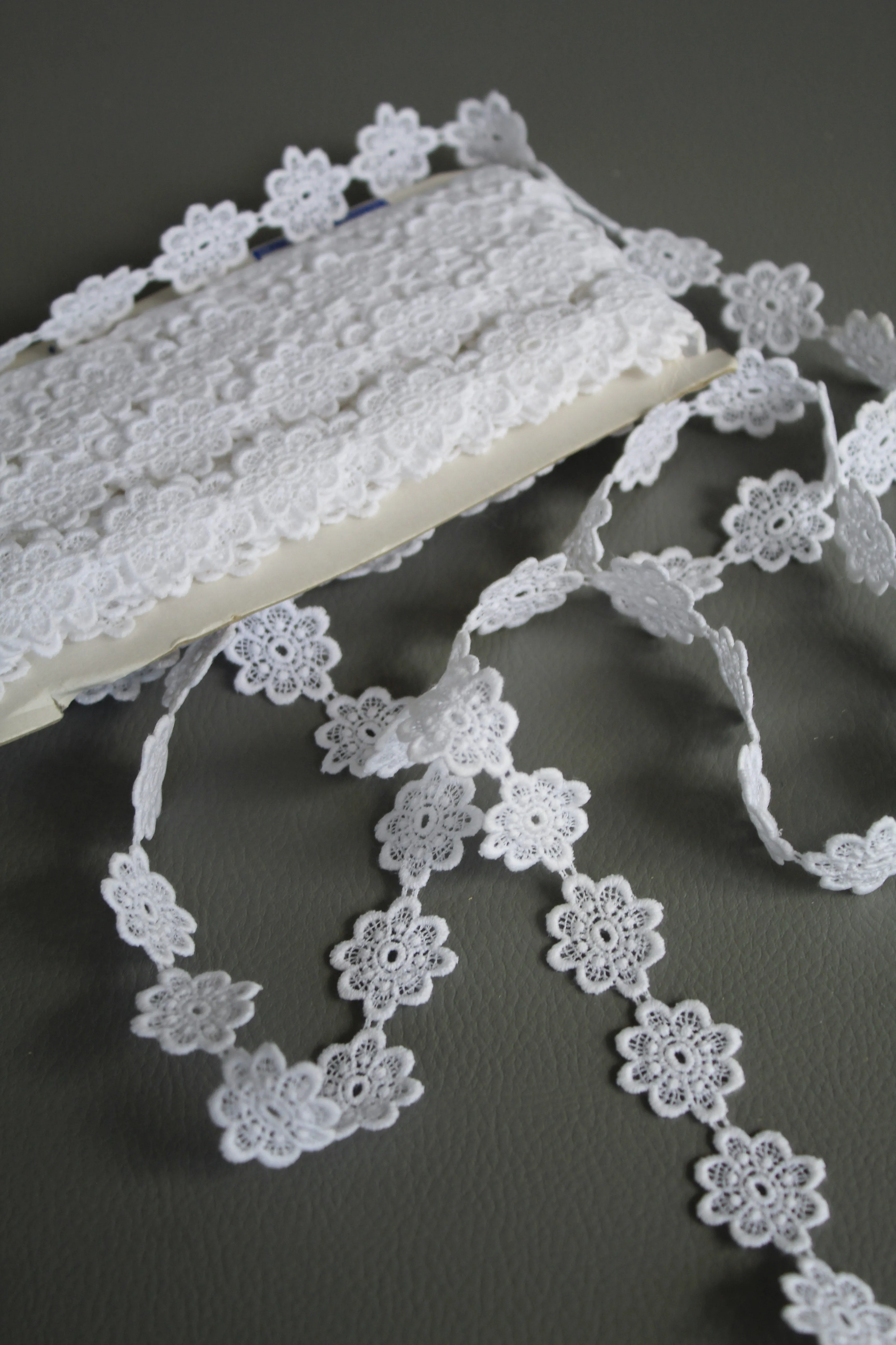 #20 Archival Austrian Guipure Lace - 2.5cm | White