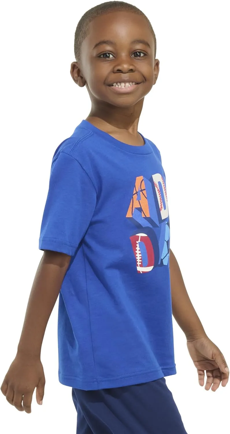 adidas Boys' Short Sleeve Graphic Tee Shirt