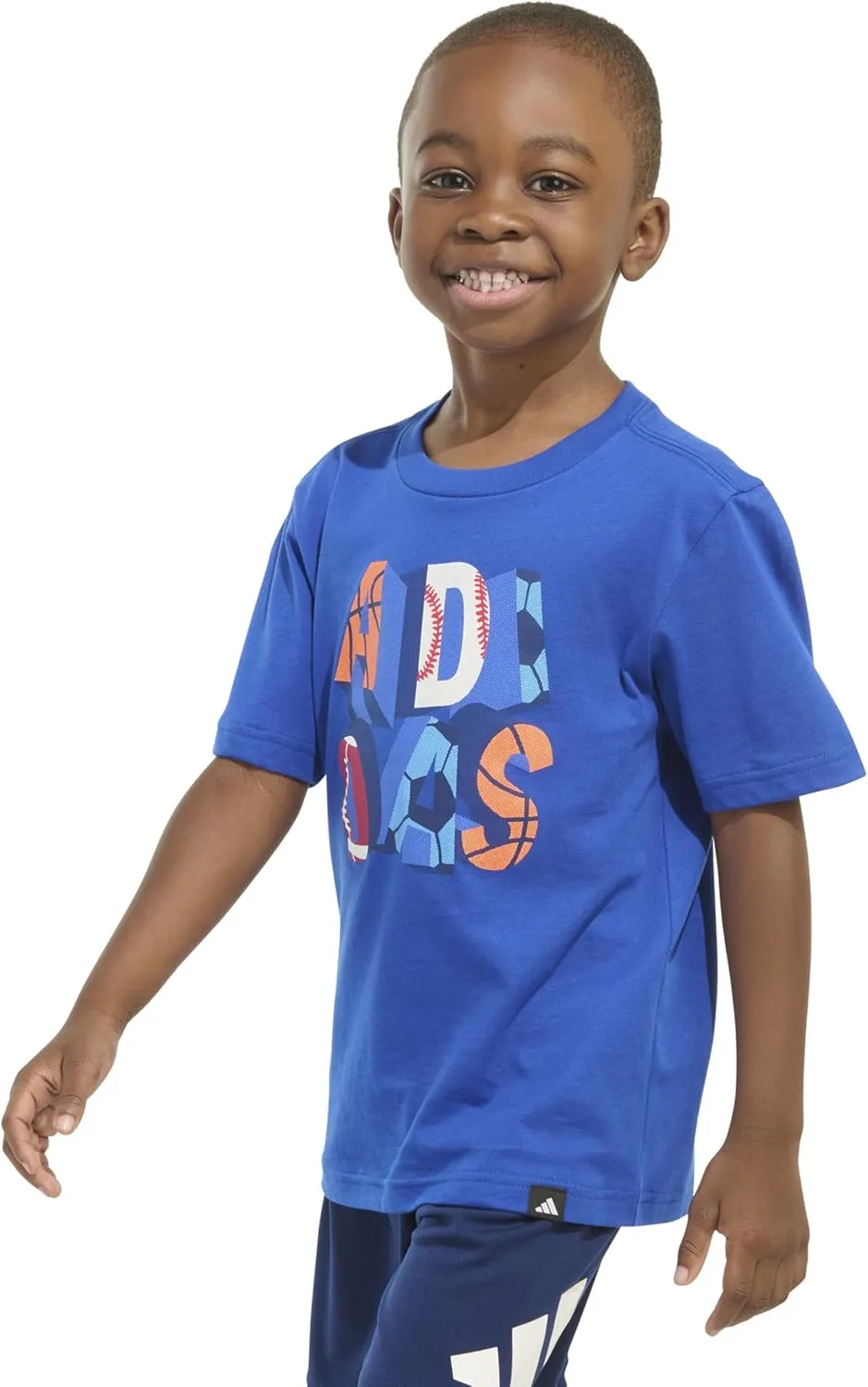 adidas Boys' Short Sleeve Graphic Tee Shirt