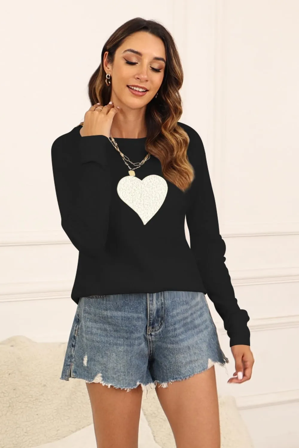 Aoang Women Fall Fashion 2025 Texture Knit Tunic Sweater