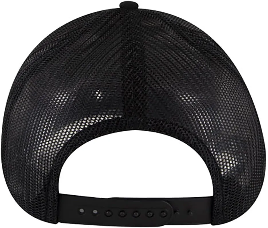 Ashen Fane 6 Panel Low Profile Contrast Vertical Mesh Back Snapback Hat