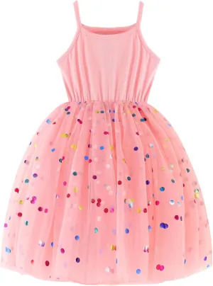 Baby Girls Tutu Dress Long Sleeve Toddler Sleeveless Dresses Infant Tulle Sundress