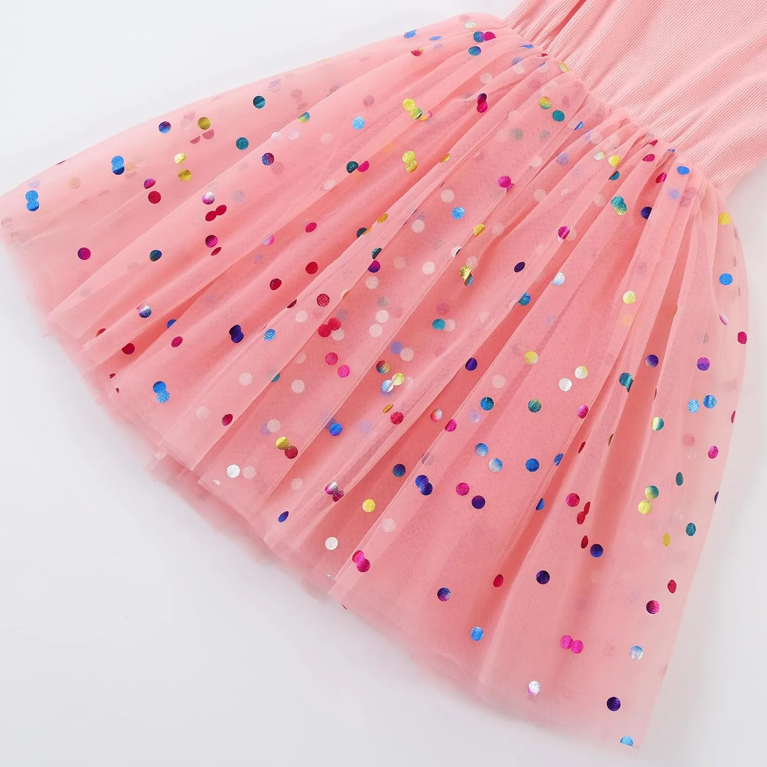 Baby Girls Tutu Dress Long Sleeve Toddler Sleeveless Dresses Infant Tulle Sundress