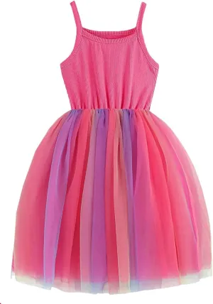 Baby Girls Tutu Dress Long Sleeve Toddler Sleeveless Dresses Infant Tulle Sundress