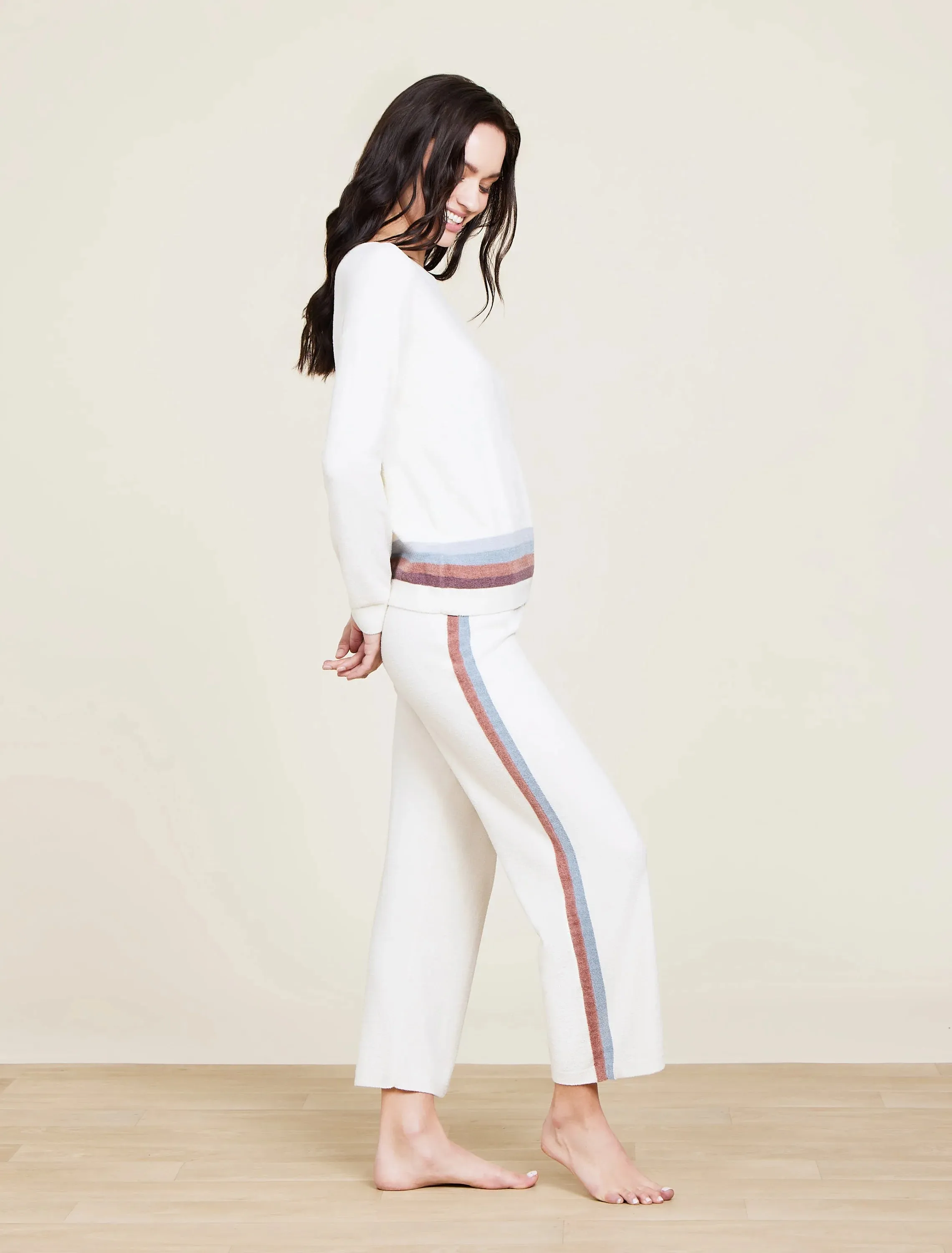 Barefoot Dreams CozyChic Ultra Lite® Multi Stripe Pullover