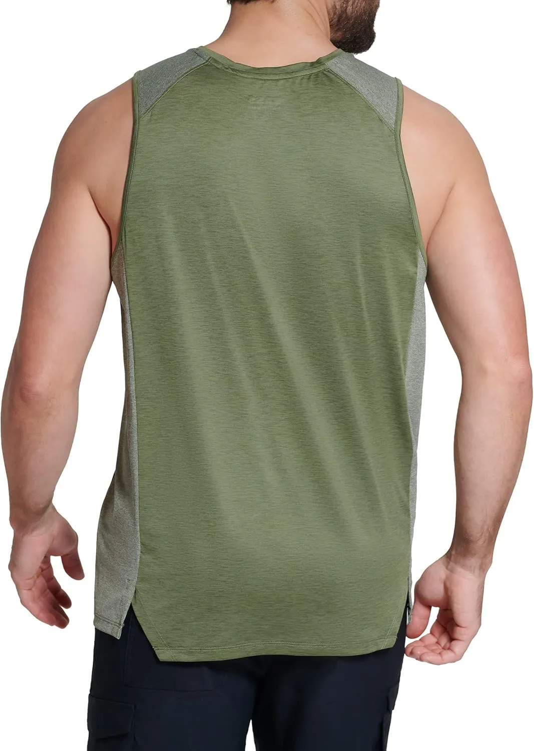 BASS OUTDOOR Men's Pullover Knit Active Tank Top