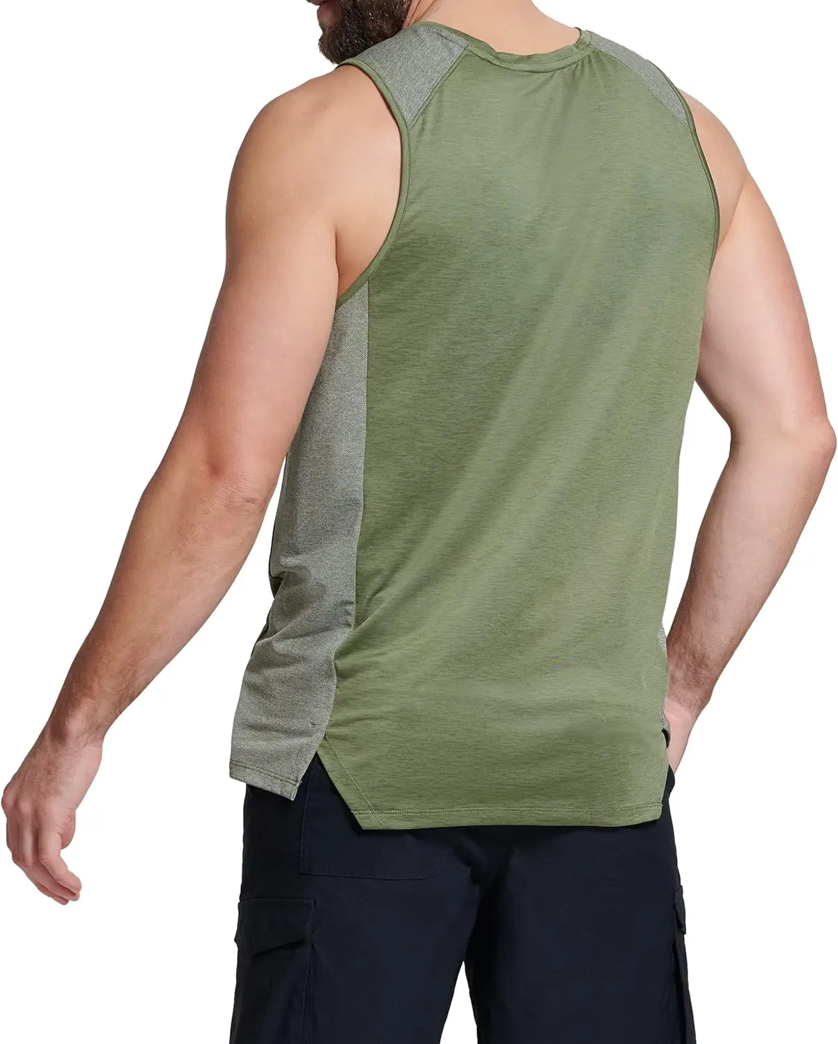 BASS OUTDOOR Men's Pullover Knit Active Tank Top