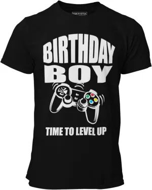 BROOKLYN VERTICAL Boys Short Sleeve T-Shirt Birthday -Video Gamer|Sizes S-XL