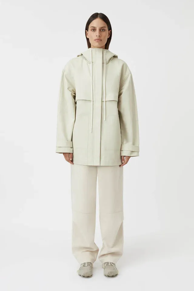 Camilla And Marc Hadley Coated Cotton Jacket - Lichen White