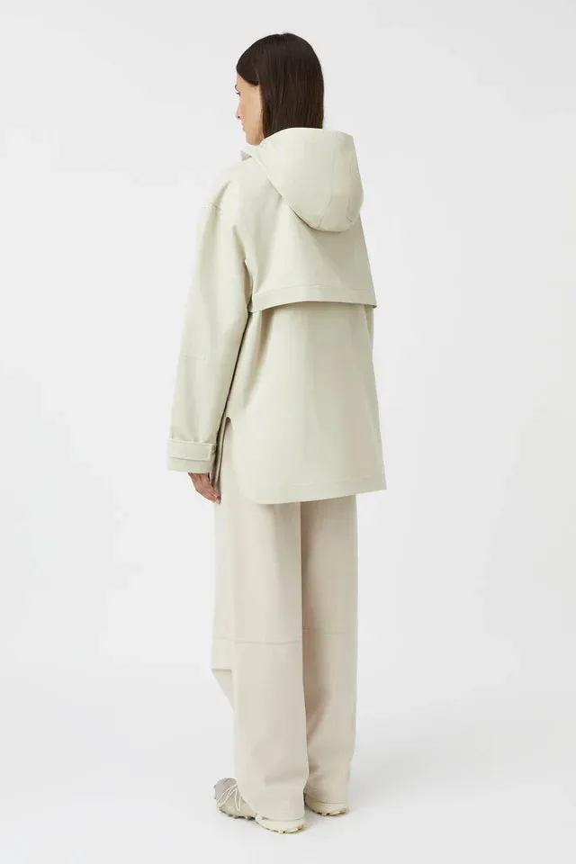 Camilla And Marc Hadley Coated Cotton Jacket - Lichen White