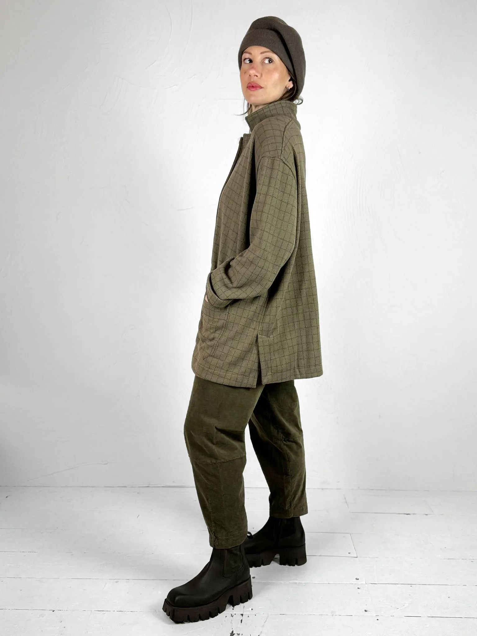 Cereale J - Boxy Graph Check Jacket