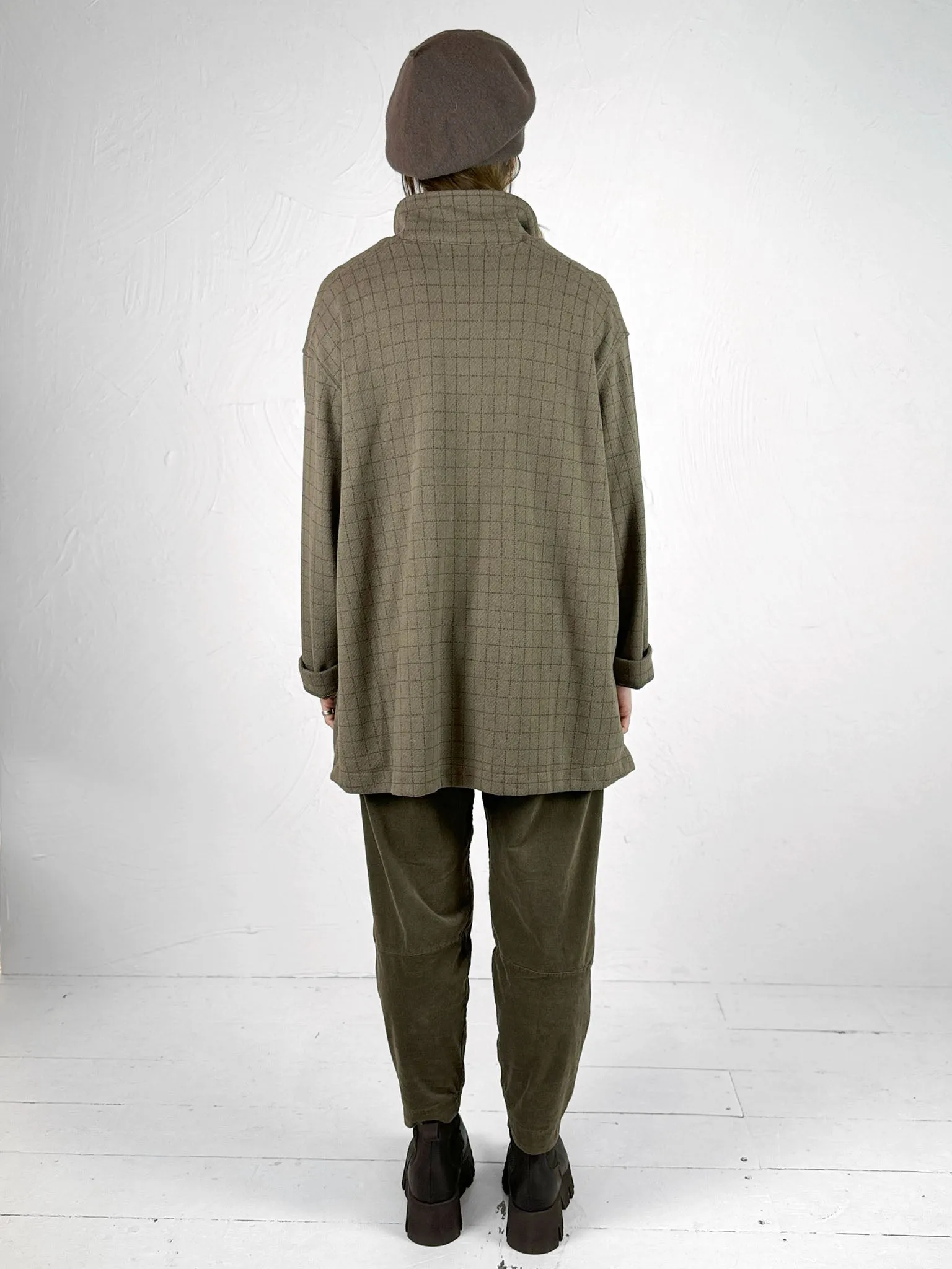 Cereale J - Boxy Graph Check Jacket