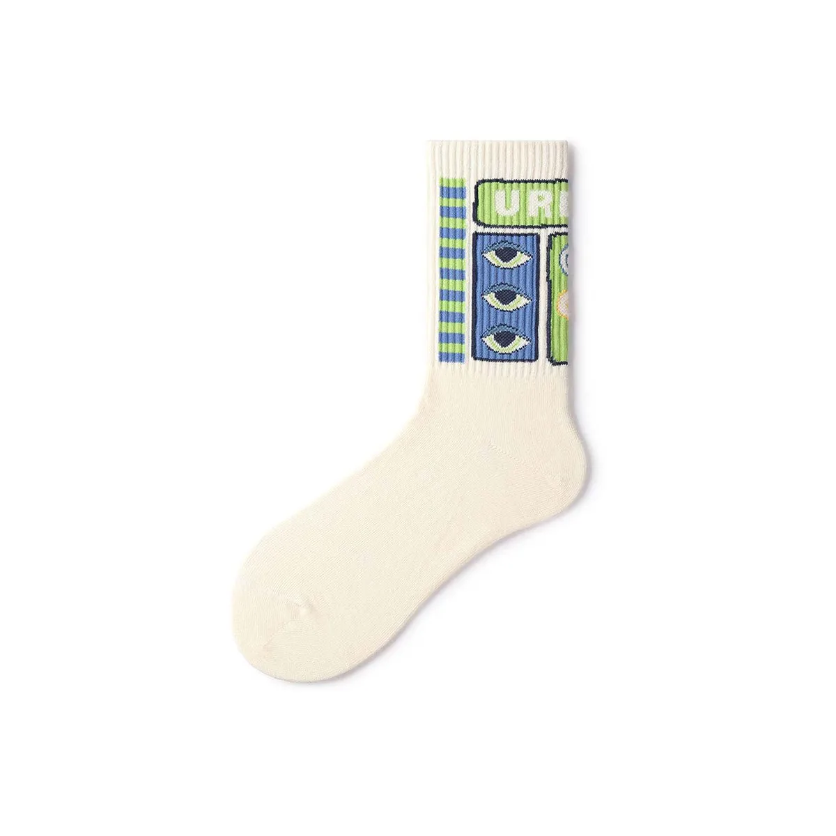 Click Me All-season Unisex 5pcs Crew Socks Set