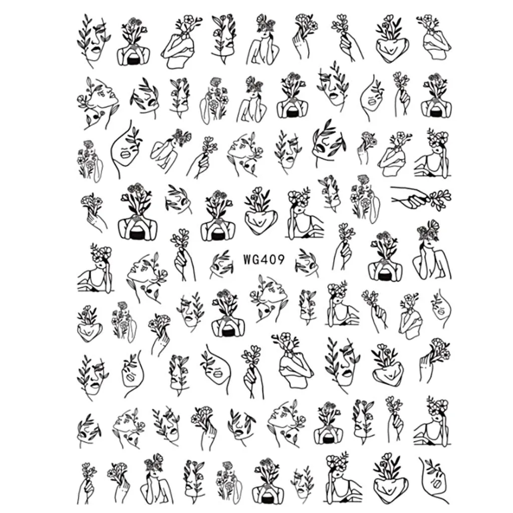 DESIGNER Nail Art Stickers