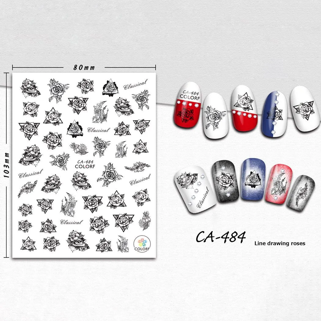 DESIGNER Nail Art Stickers