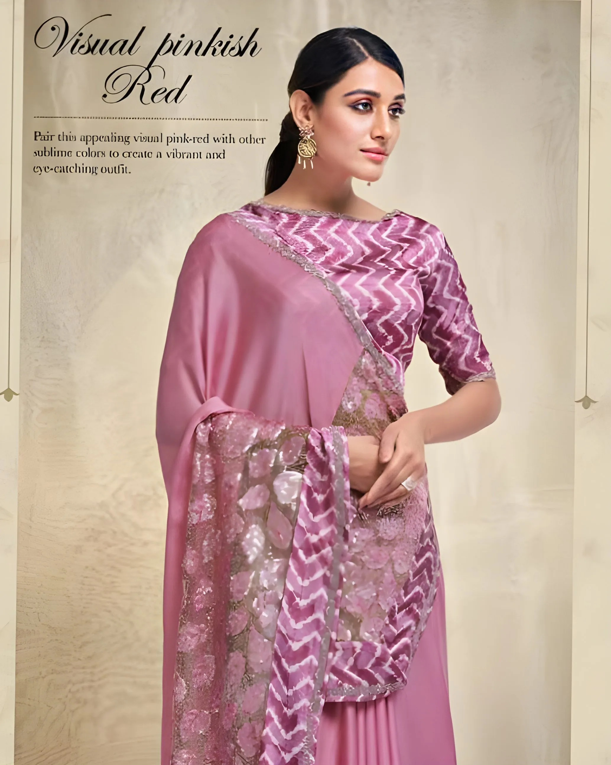 Embroidered Crepe Georgette Designer Saree