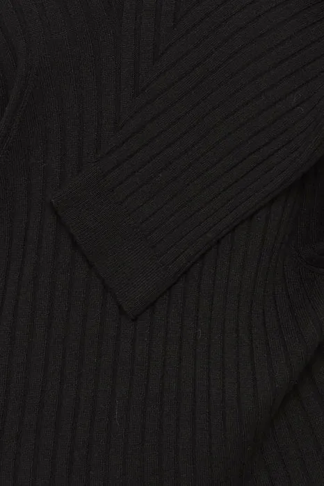 Fransa Malia Pullover in Black