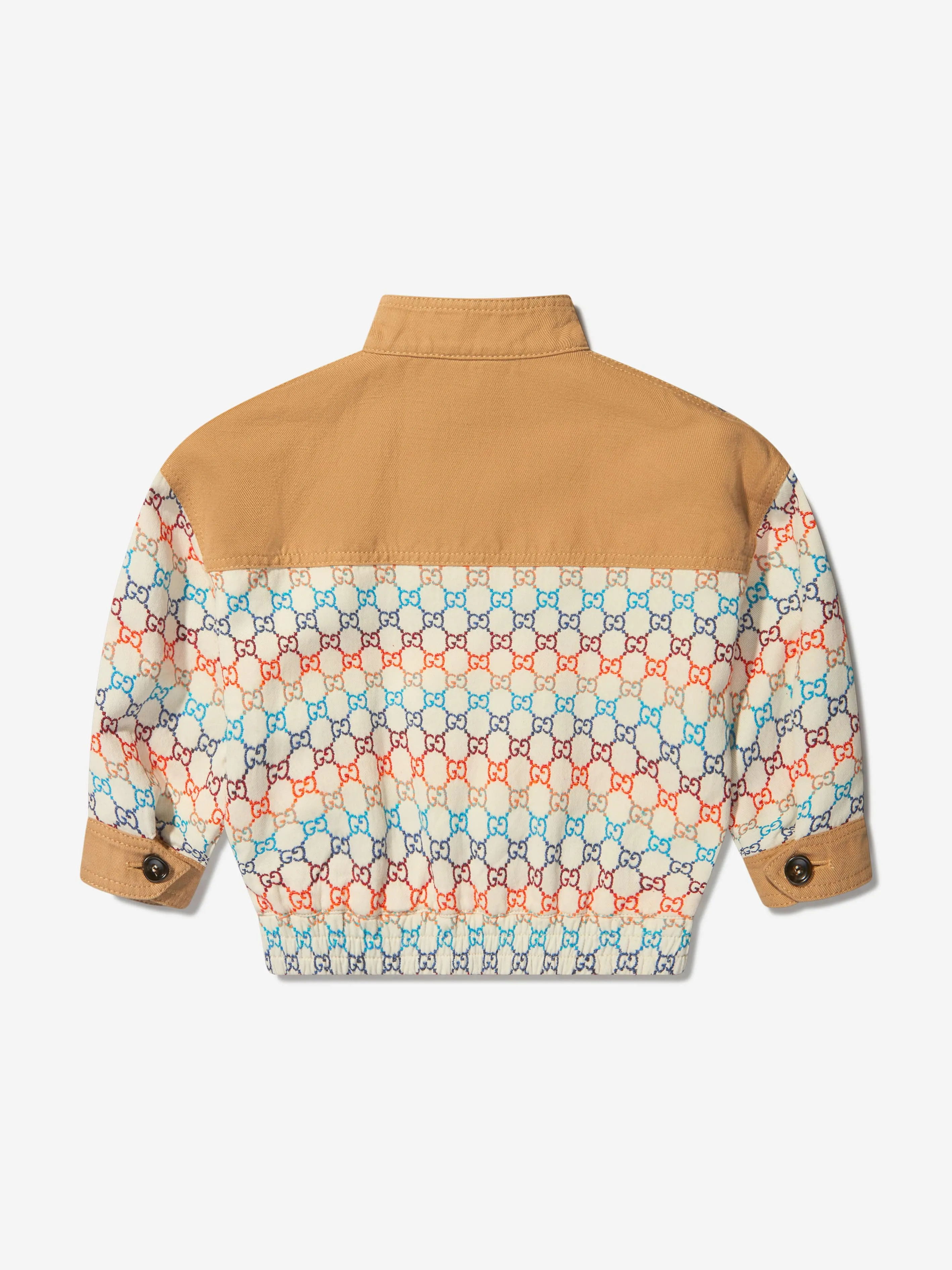 Gucci Girls Canvas GG Jacquard Jacket