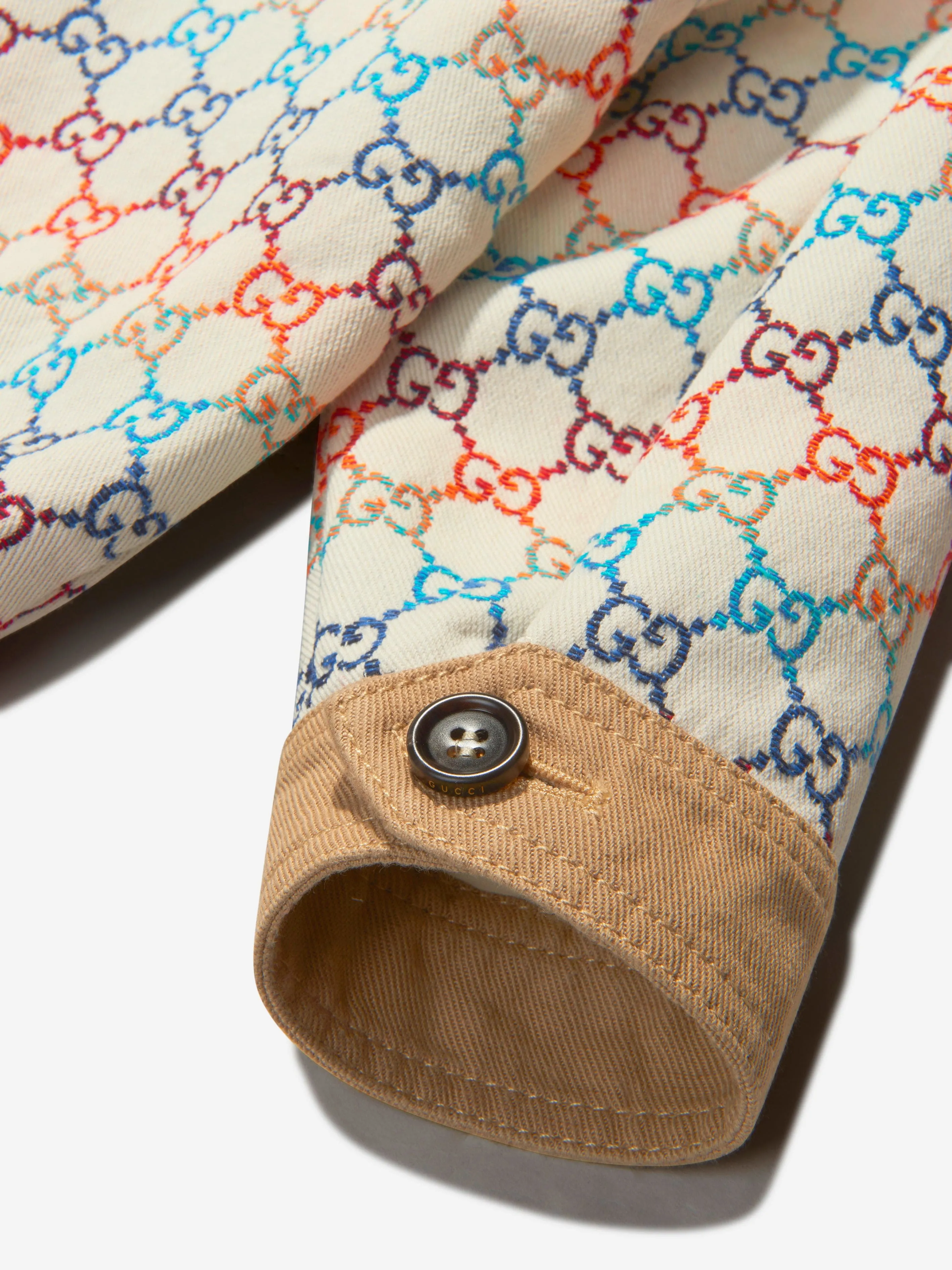 Gucci Girls Canvas GG Jacquard Jacket