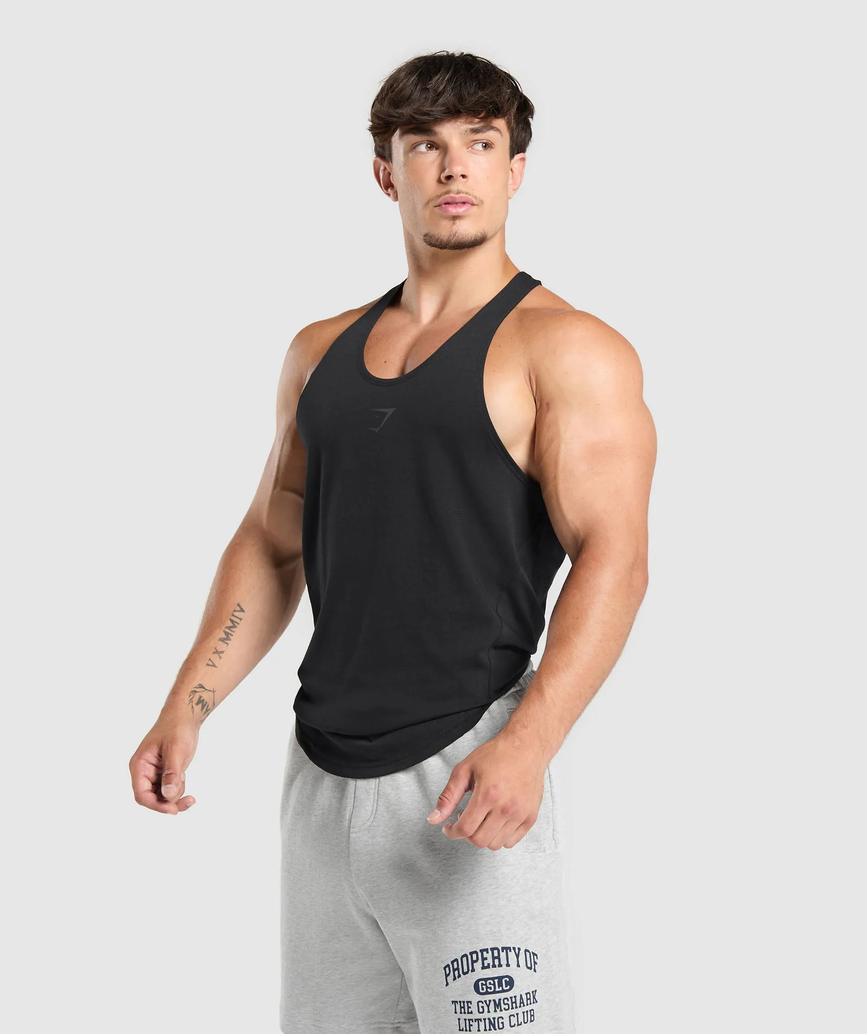 Gymshark Bold Stringer - Black
