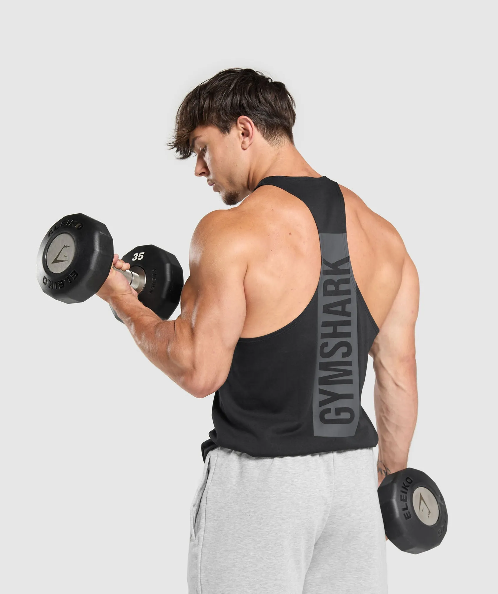 Gymshark Bold Stringer - Black