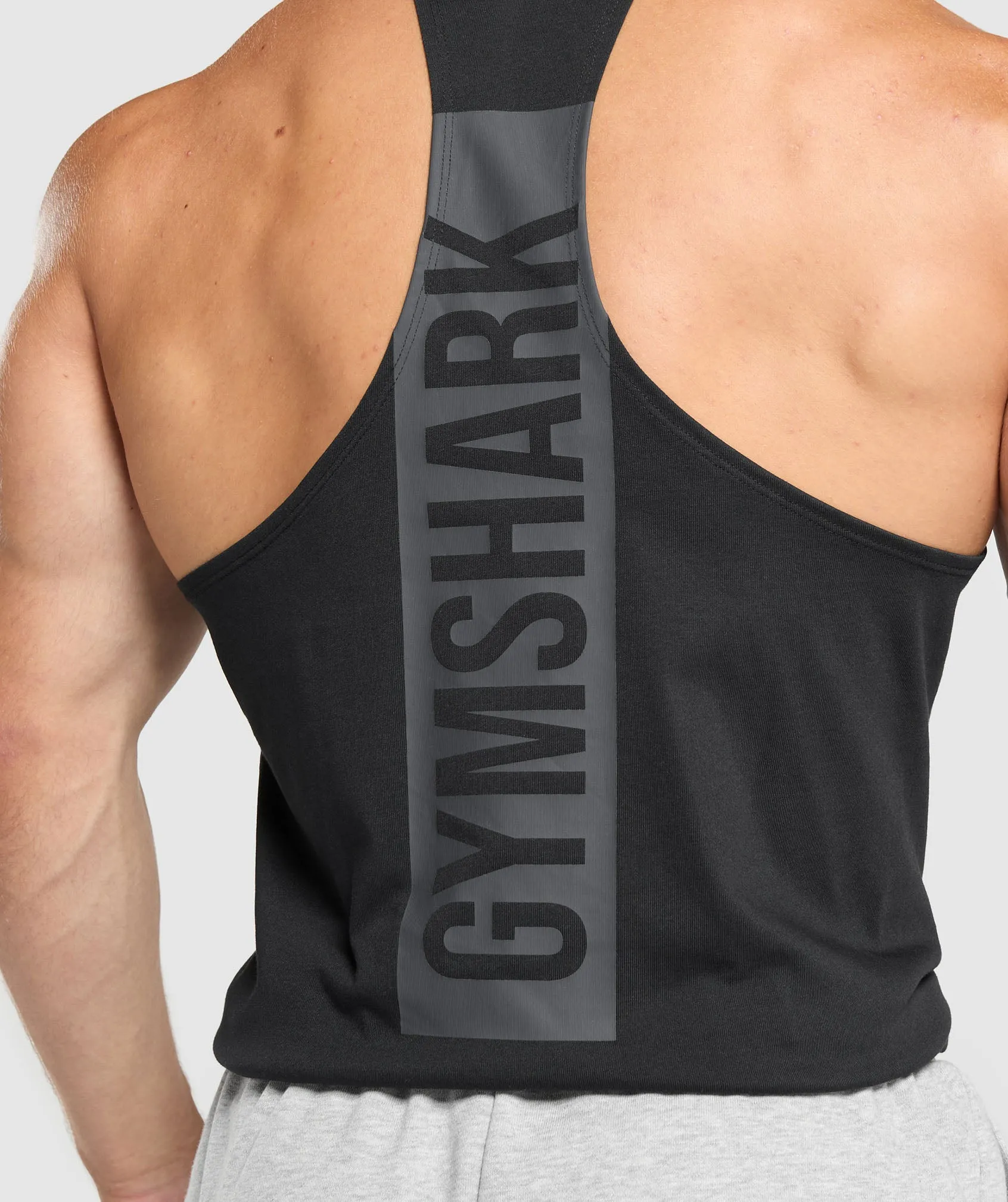 Gymshark Bold Stringer - Black