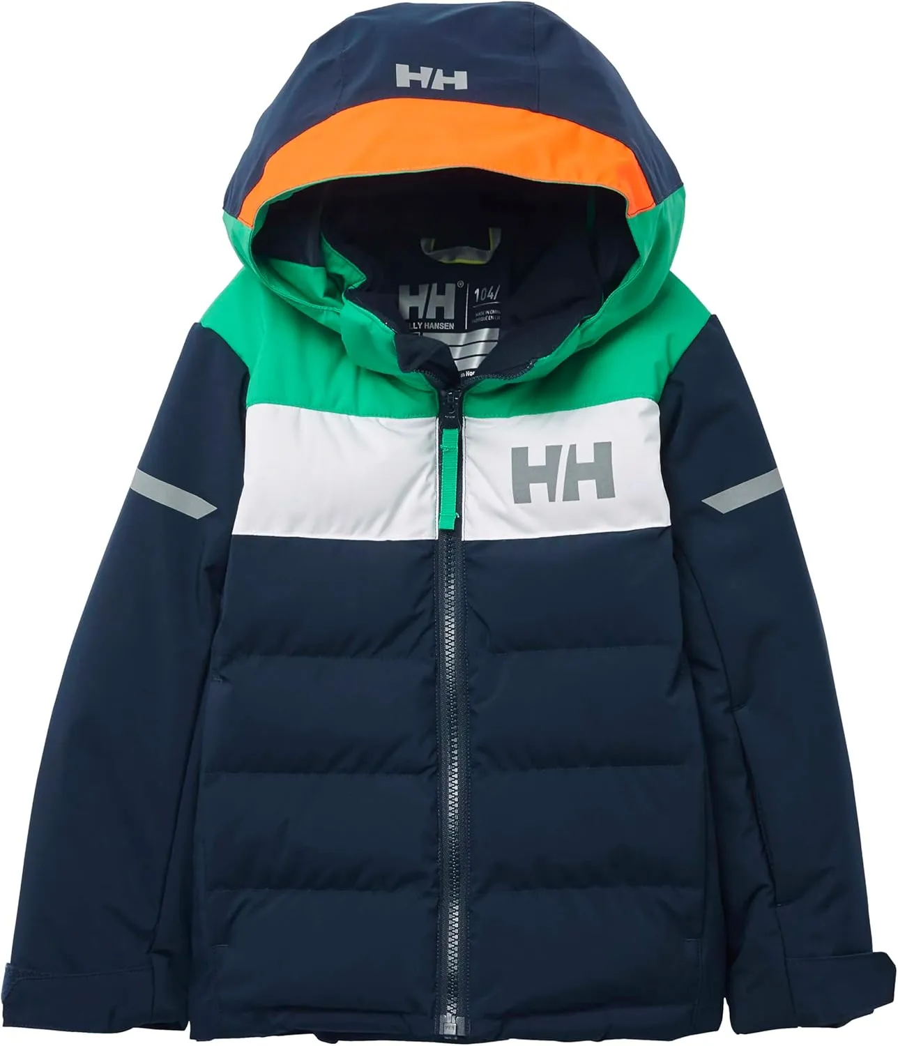 Helly-Hansen Kids Vertical Insulated Jacket - Kids Unisex Winter Coat, Waterproof, Windproof, Breathable, Warm Outerwear