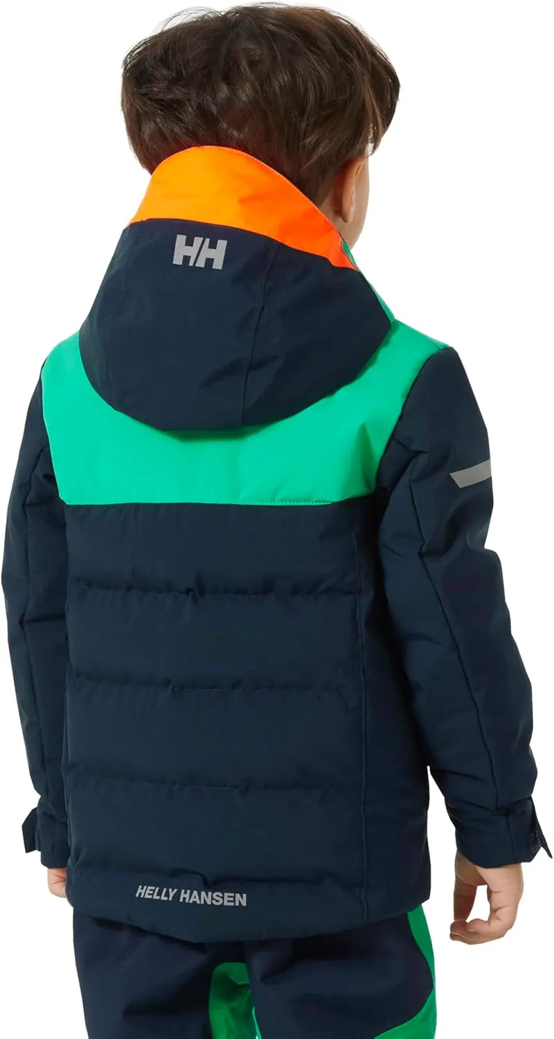 Helly-Hansen Kids Vertical Insulated Jacket - Kids Unisex Winter Coat, Waterproof, Windproof, Breathable, Warm Outerwear