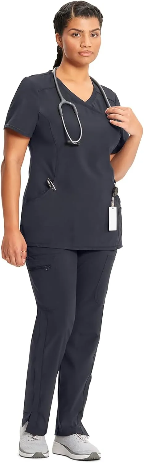 Infinity Cherokee Women Nurse Scrubs Top Mock Wrap 2625A