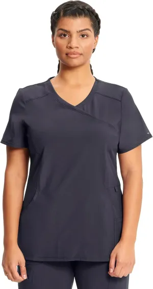 Infinity Cherokee Women Nurse Scrubs Top Mock Wrap 2625A