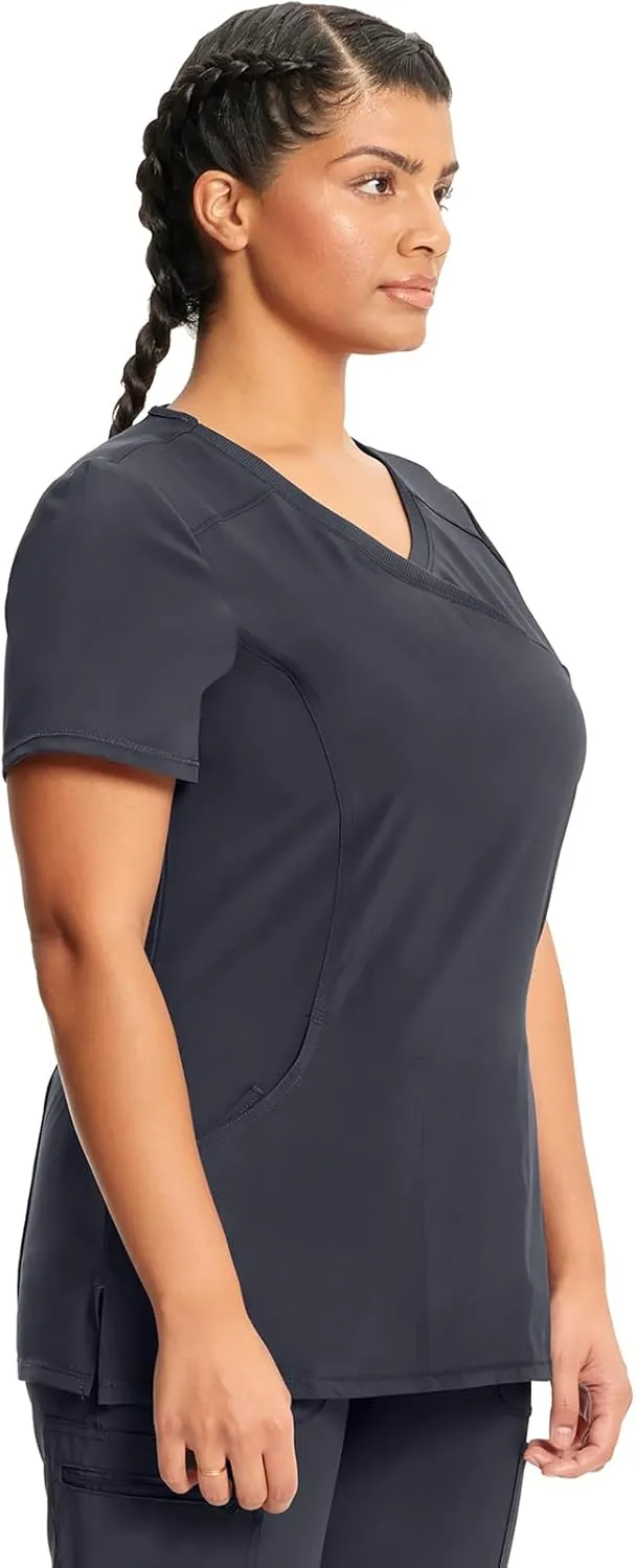 Infinity Cherokee Women Nurse Scrubs Top Mock Wrap 2625A