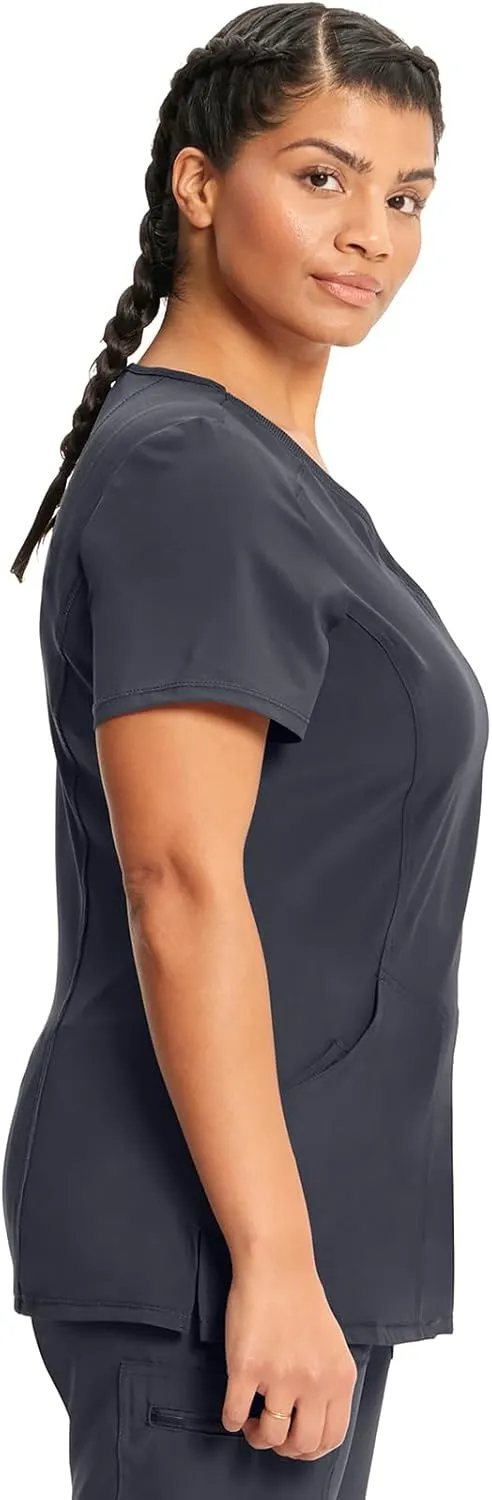 Infinity Cherokee Women Nurse Scrubs Top Mock Wrap 2625A