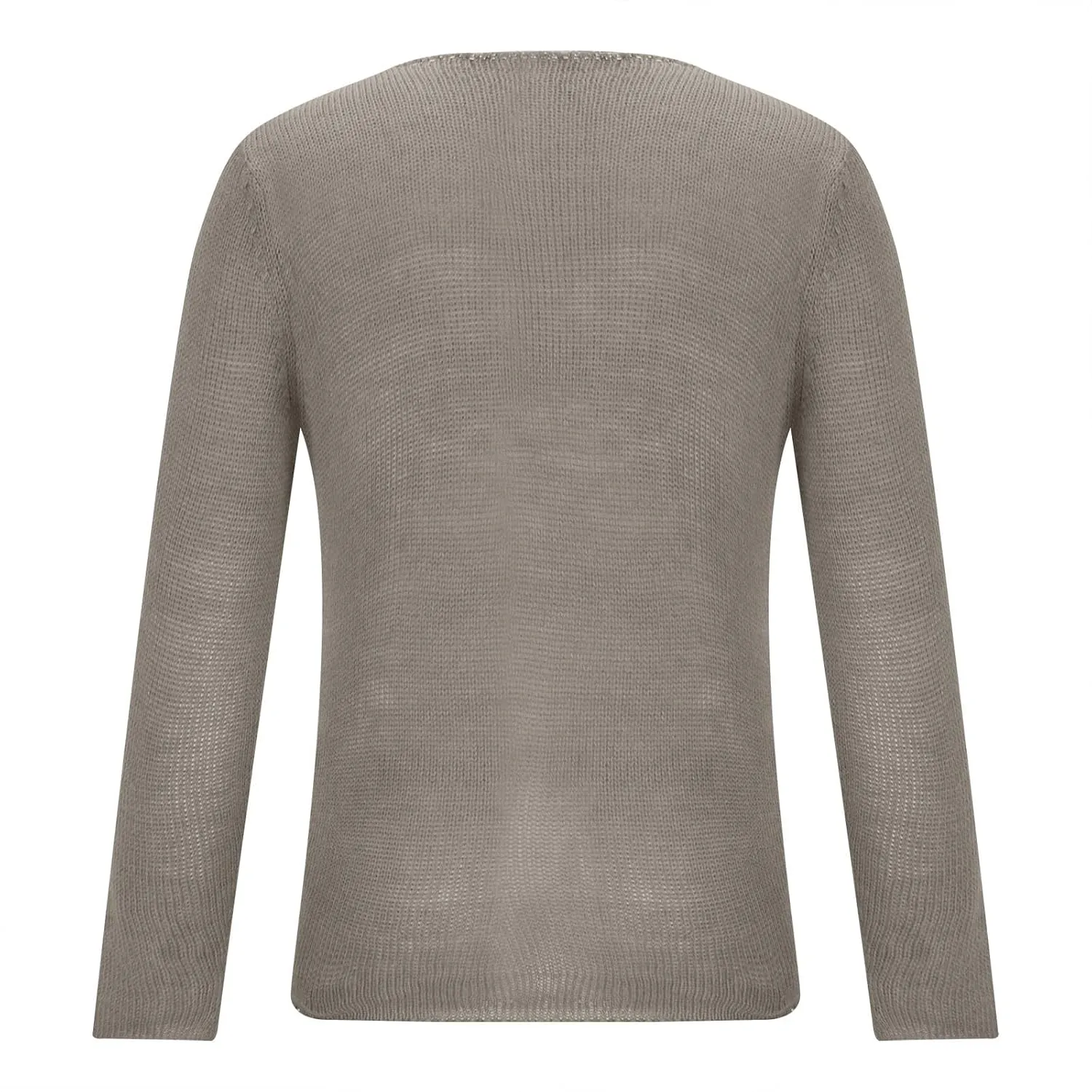 Mens Deep V Neck Sweater Slim Fit Lightweight Knitted Pullover Stylish Sweater Muscle Long Sleeve Low Cut Vneck Tee