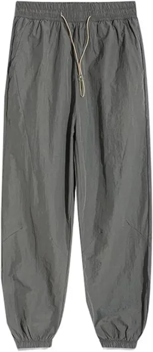 Men's Trouser Summer Thin American-Style Casual Japanese-Style Sport Pants for Men