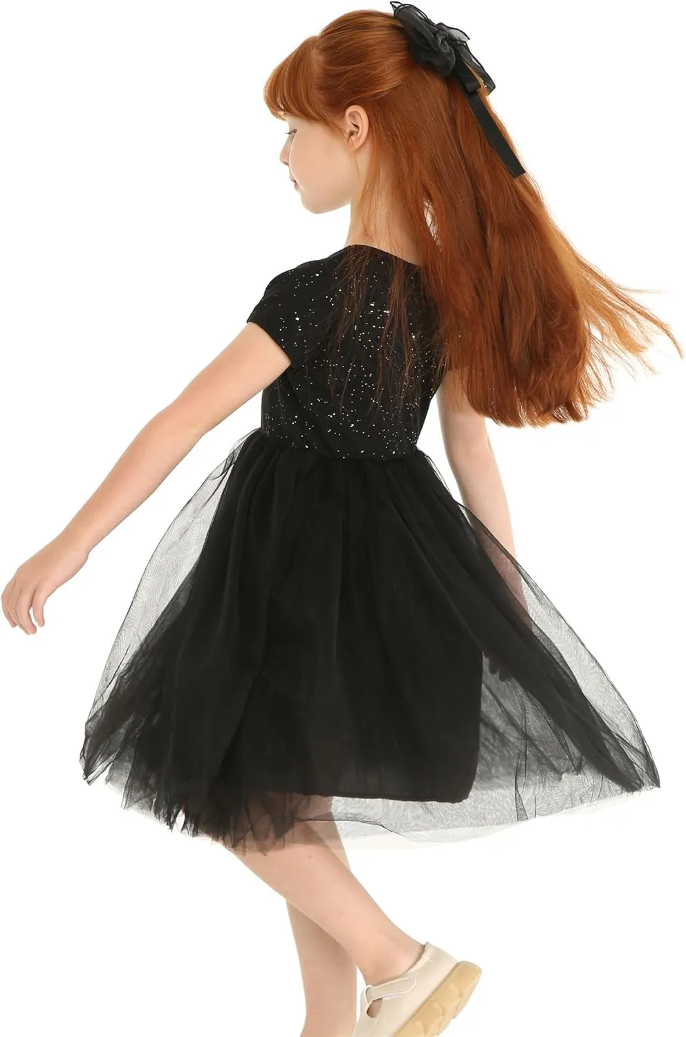 Mud Kingdom Sparkly Girls Tutu Dress Princess Plain Cute