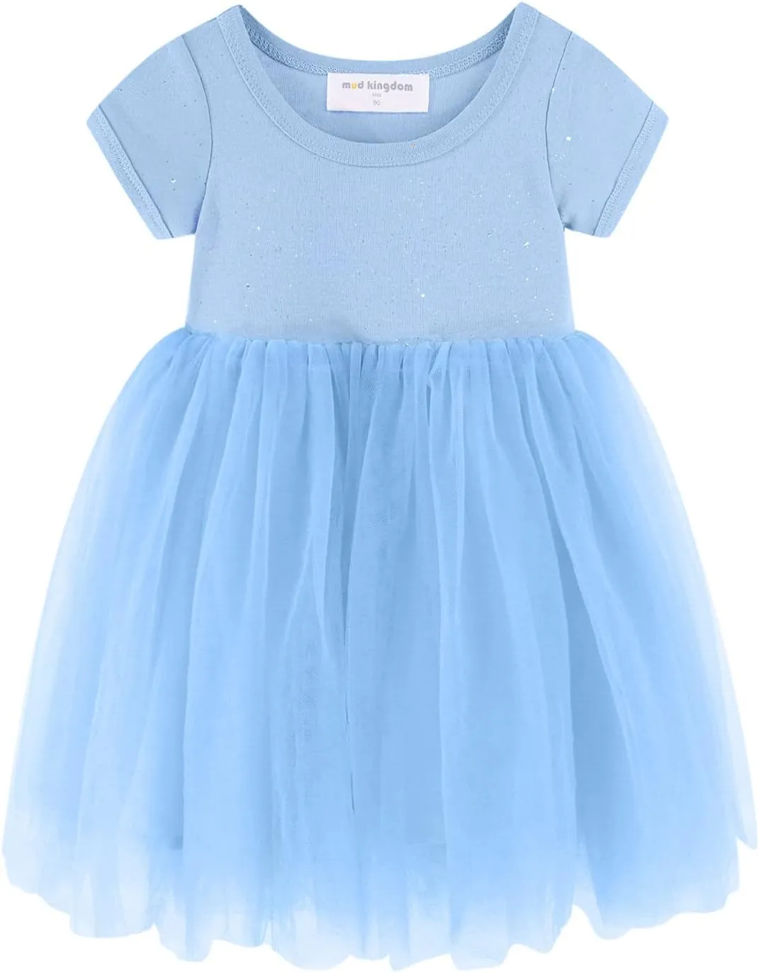 Mud Kingdom Sparkly Girls Tutu Dress Princess Plain Cute