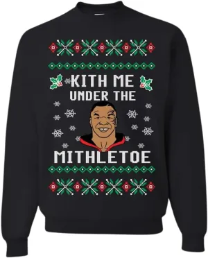 Pure Essence Merry Mike Tyson Ugly Christmas Sweater Unisex Crewneck Graphic Sweatshirt