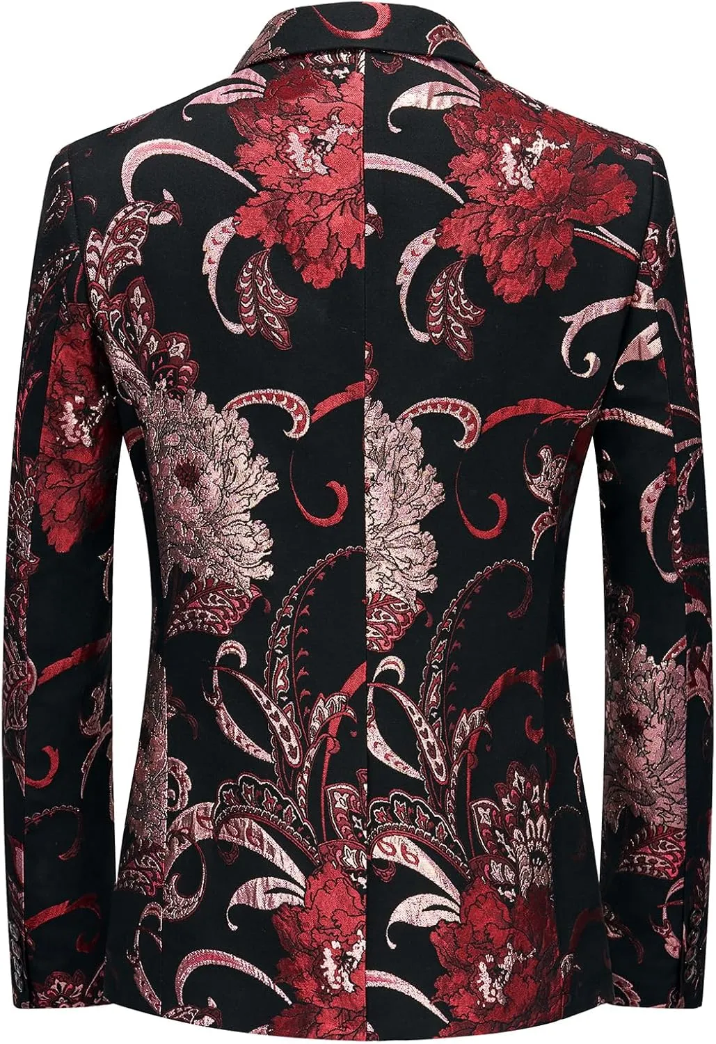 Rogers & Morris Blazer for Men Casual Slim fit Suit Jacket Dress Party Floral Men's Sport Coat Chaqueta de Traje para Hombre