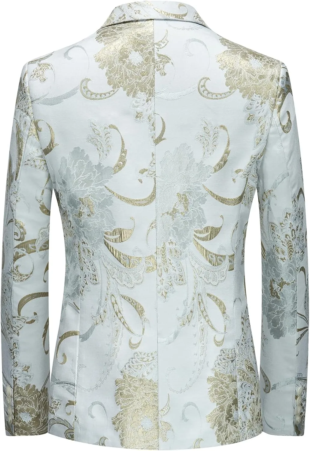 Rogers & Morris Blazer for Men Casual Slim fit Suit Jacket Dress Party Floral Men's Sport Coat Chaqueta de Traje para Hombre