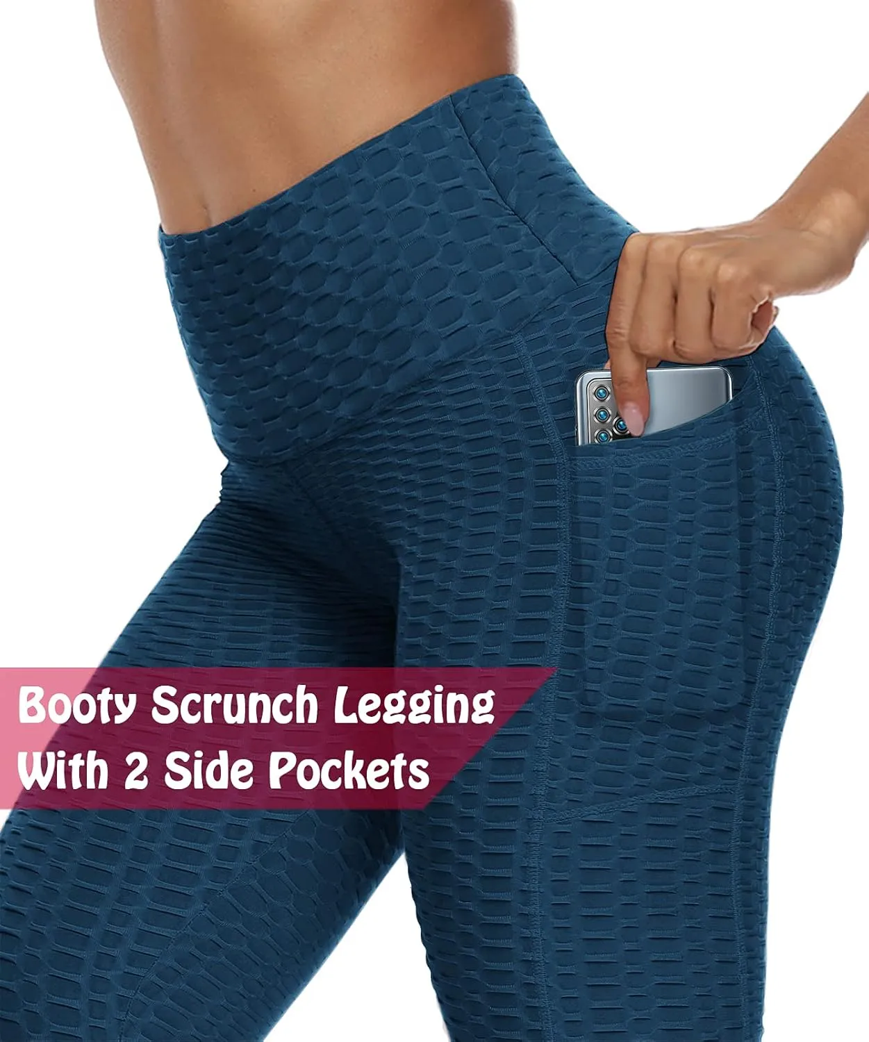 Scrunch Butt Lifting Leggings with Pockets for Women Butt Lift High Waisted Peach Lift TIK Tok Leggings Yoga Pants