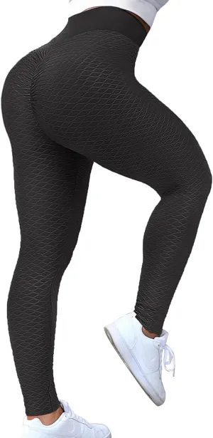 Scrunch Butt Lifting Leggings with Pockets for Women Butt Lift High Waisted Peach Lift TIK Tok Leggings Yoga Pants