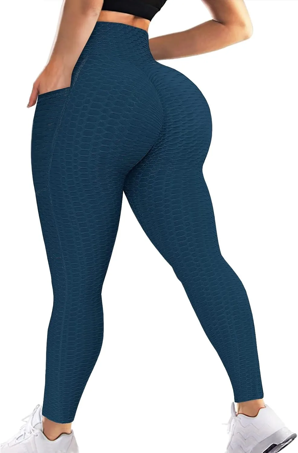Scrunch Butt Lifting Leggings with Pockets for Women Butt Lift High Waisted Peach Lift TIK Tok Leggings Yoga Pants