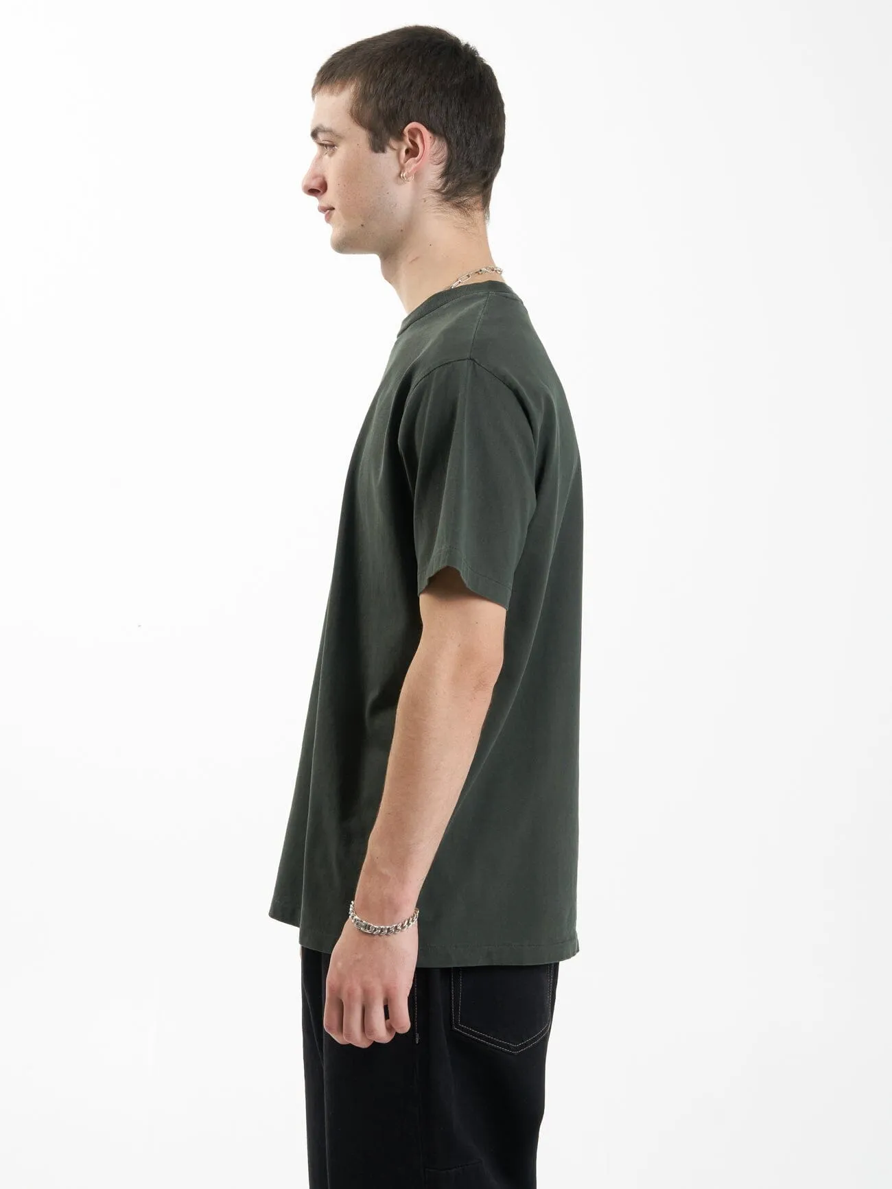 Secret Garden Merch Fit Tee - Oil Green