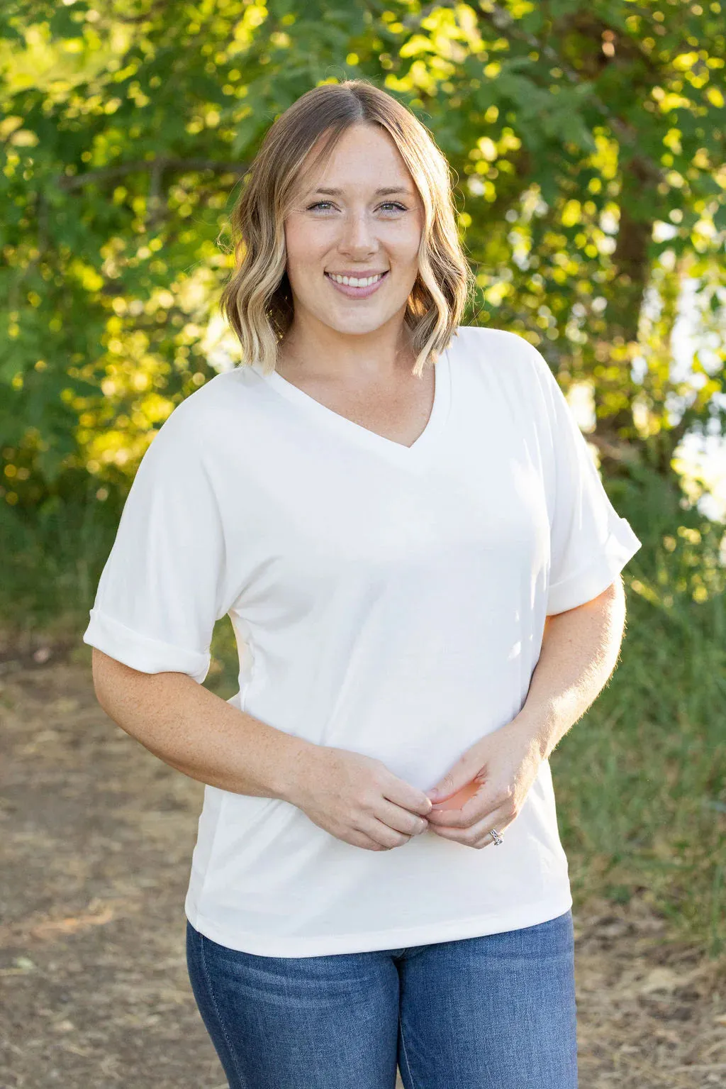 Selene Relaxed Top (White)