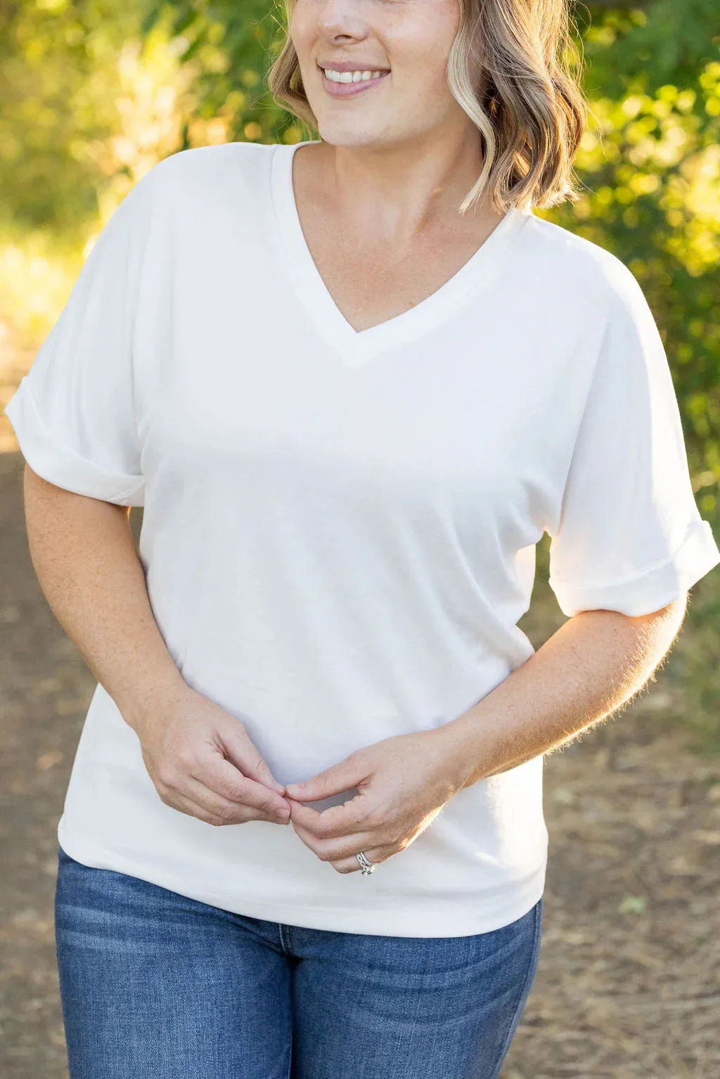 Selene Relaxed Top (White)